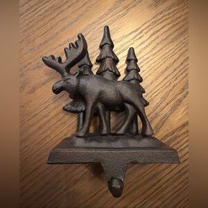 Moose Iron Hook Stocking Holder